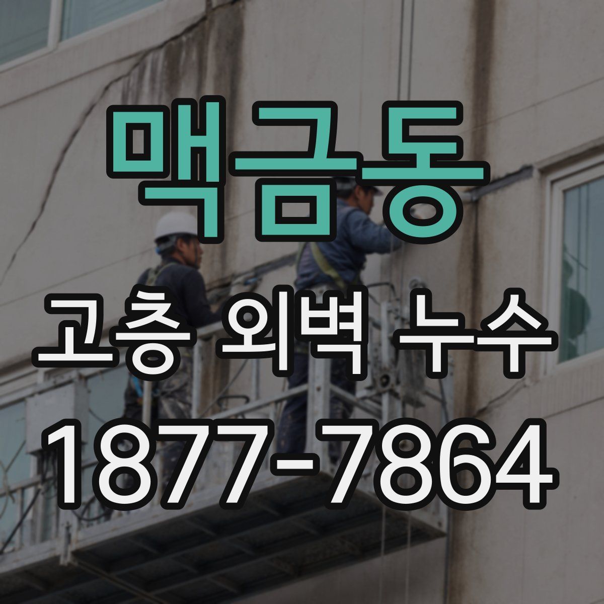 맥금동 고층 외벽 누수