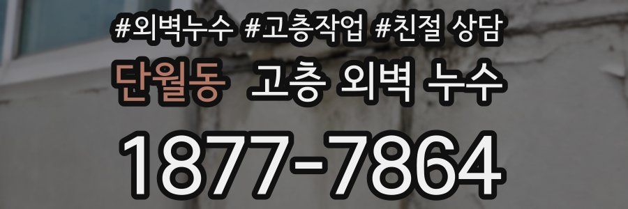 단월동 고층 외벽 누수