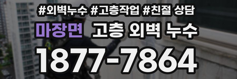 마장면 고층 외벽 누수
