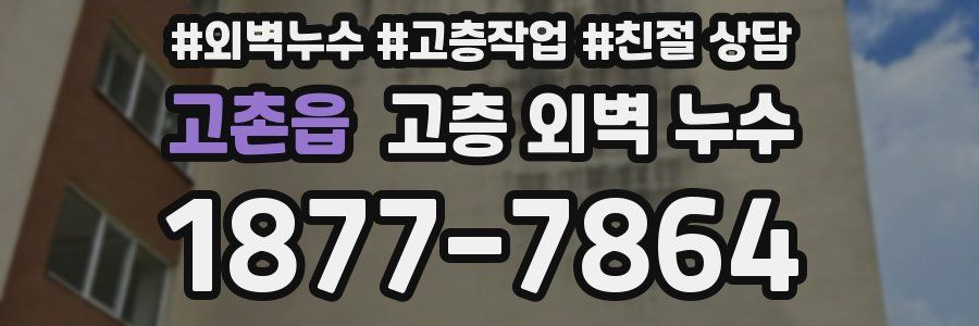 고촌읍 고층 외벽 누수