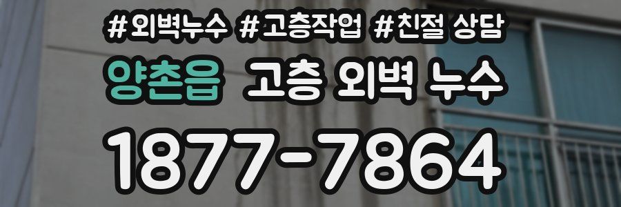 양촌읍 고층 외벽 누수