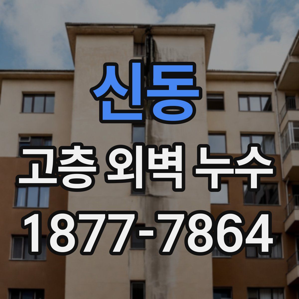 신동 고층 외벽 누수