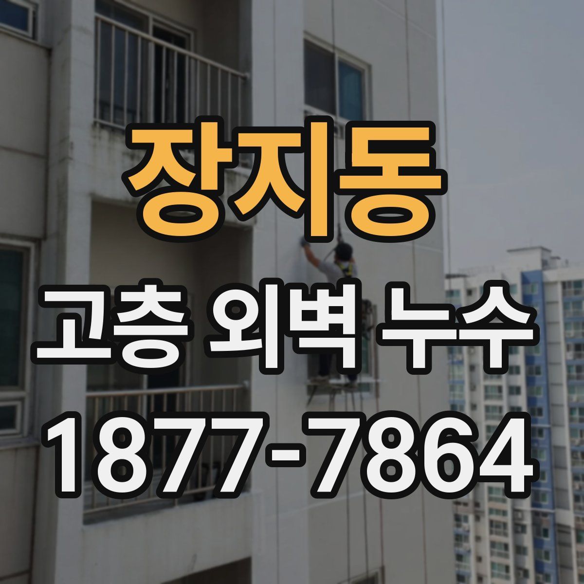 장지동 고층 외벽 누수
