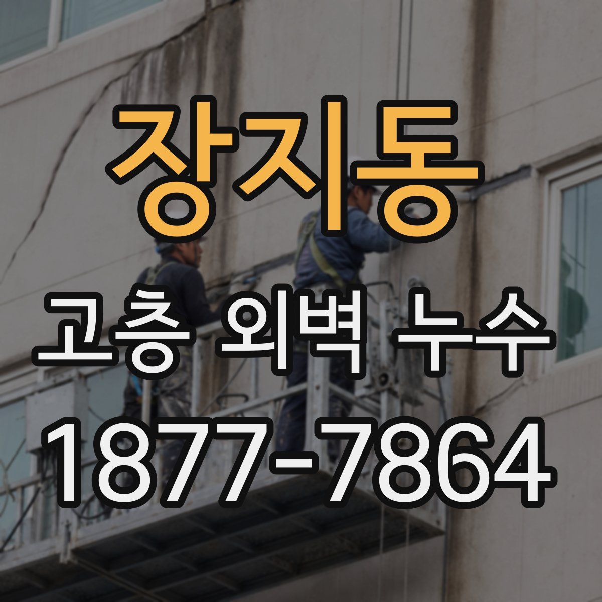 장지동 고층 외벽 누수