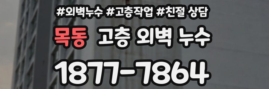목동 고층 외벽 누수