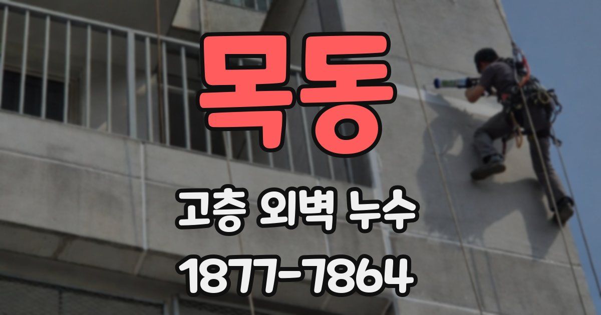 목동 고층 외벽 누수
