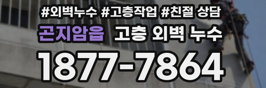 곤지암읍 고층 외벽 누수