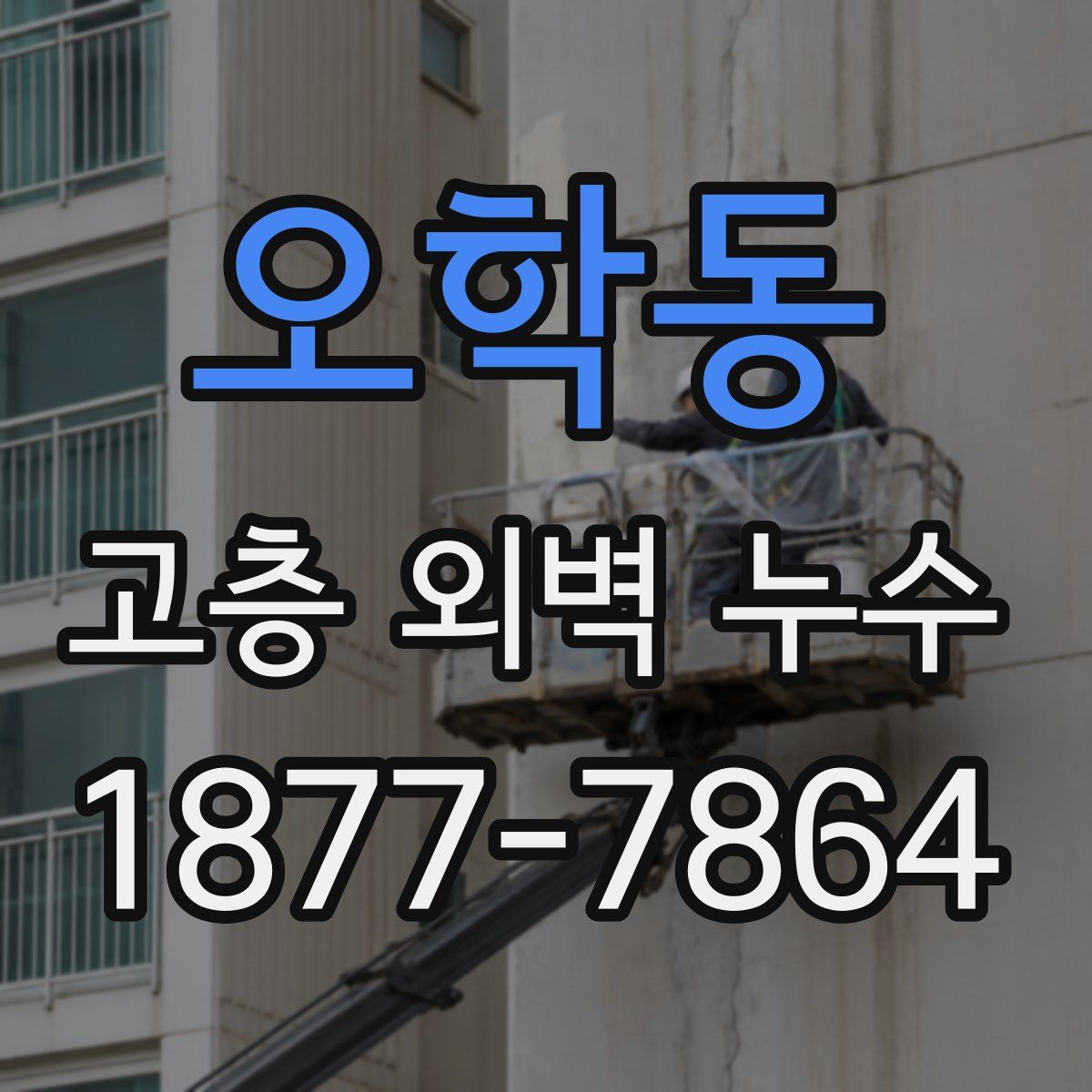 오학동 고층 외벽 누수