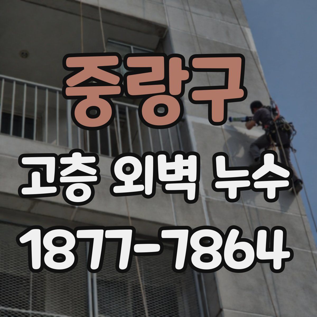 중랑구 고층 외벽 누수