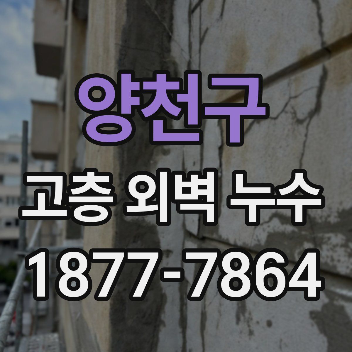 양천구 고층 외벽 누수