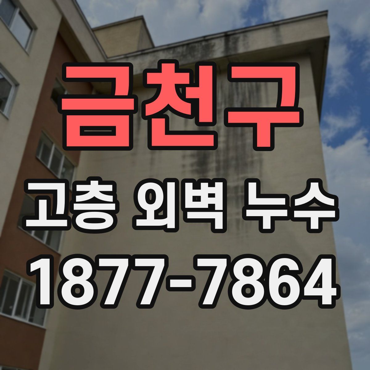 금천구 고층 외벽 누수