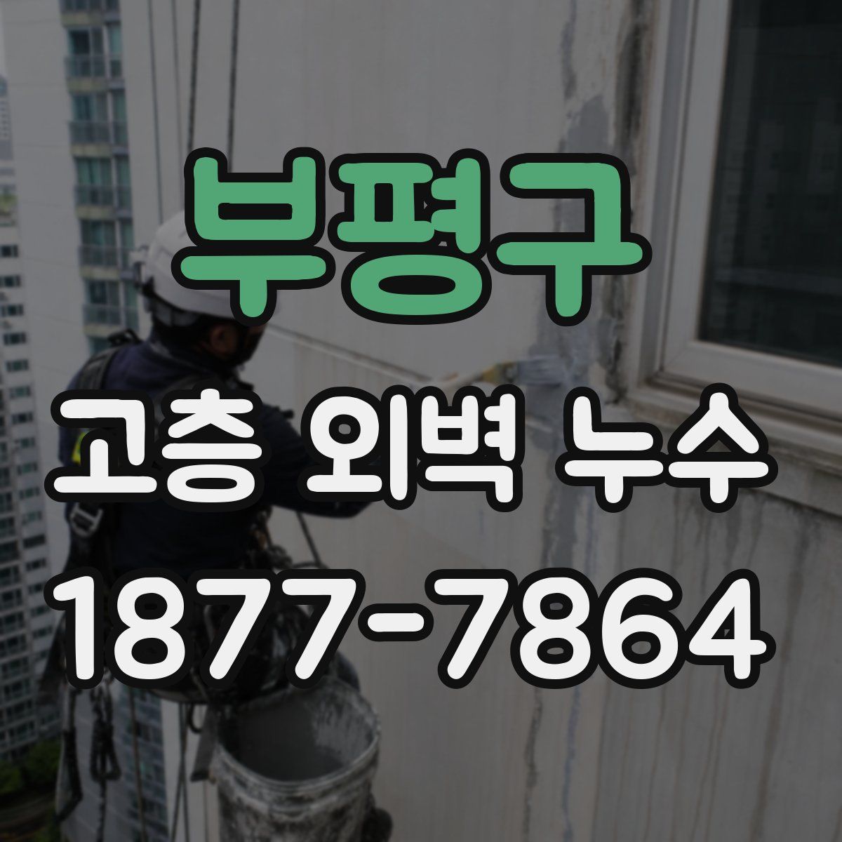 부평구 고층 외벽 누수