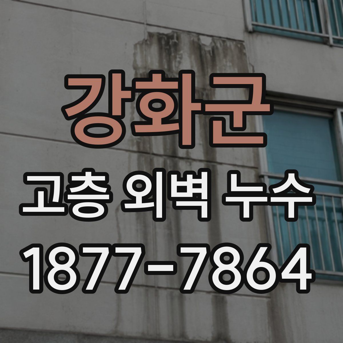 강화군 고층 외벽 누수
