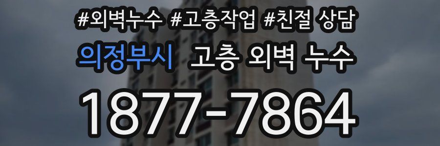 의정부시 고층 외벽 누수