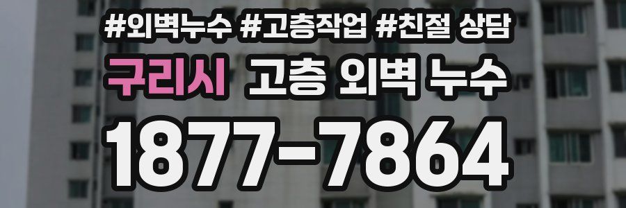 구리시 고층 외벽 누수