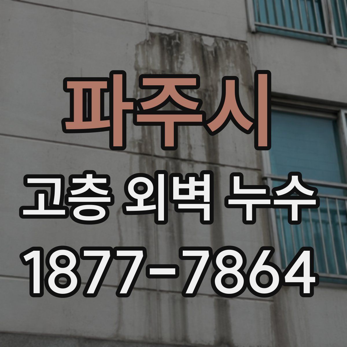 파주시 고층 외벽 누수