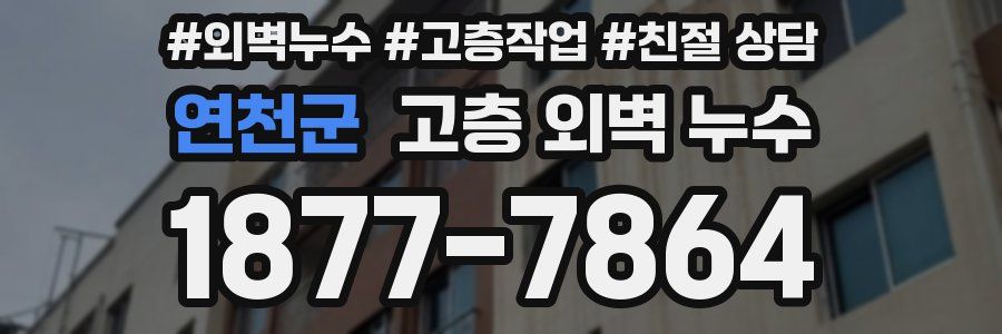 연천군 고층 외벽 누수