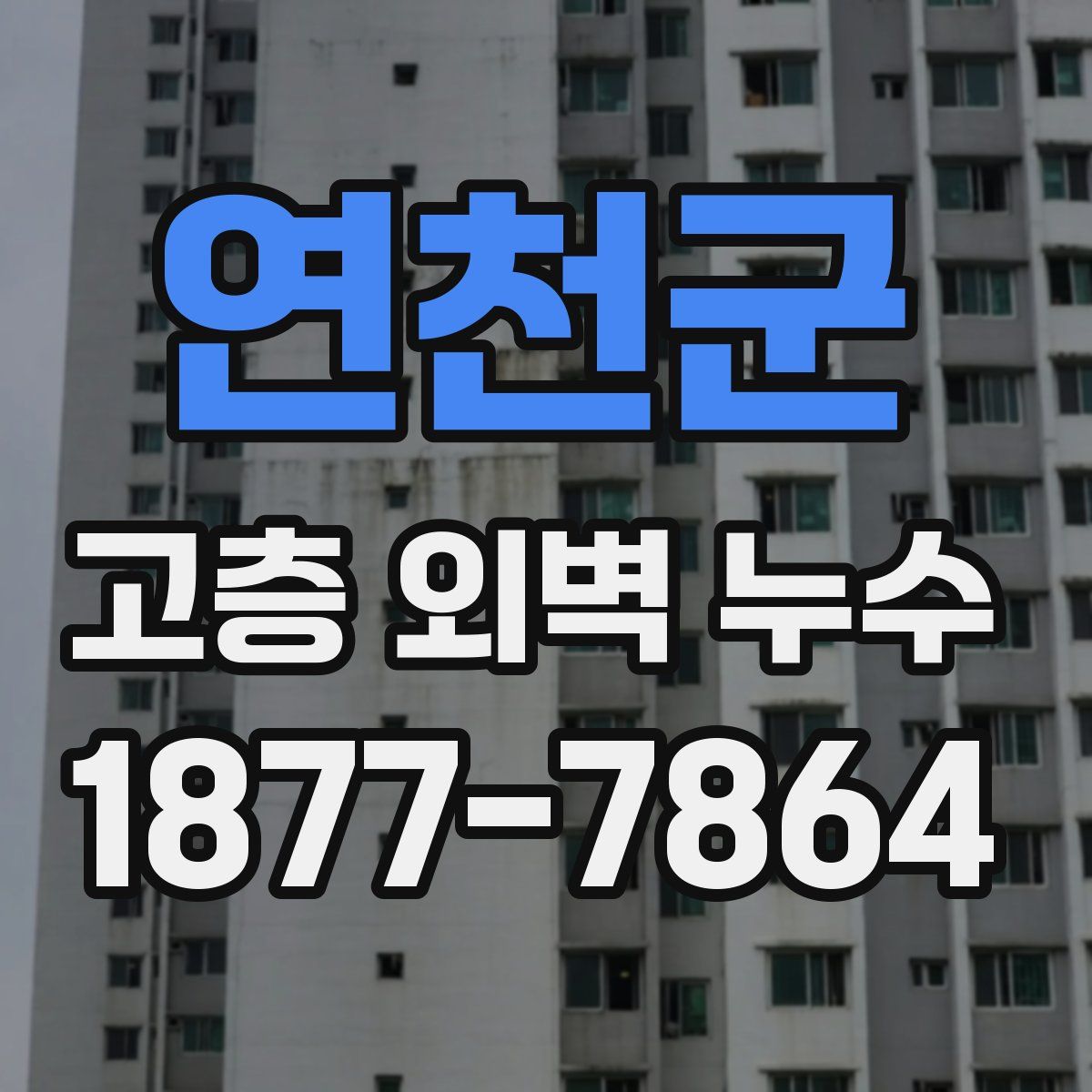 연천군 고층 외벽 누수