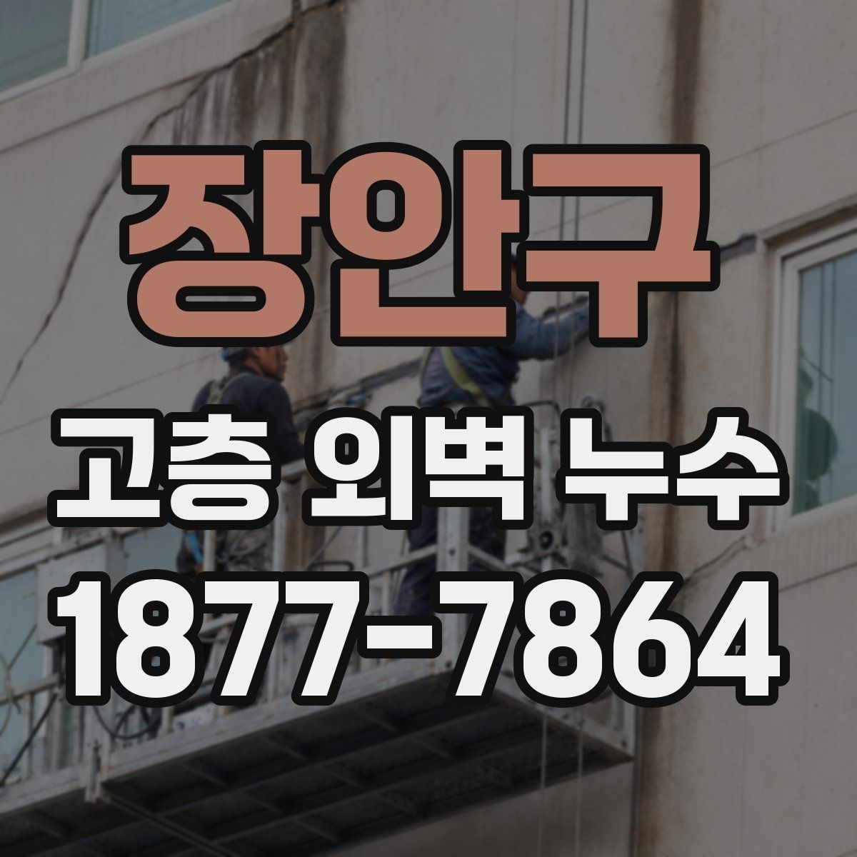 장안구 고층 외벽 누수