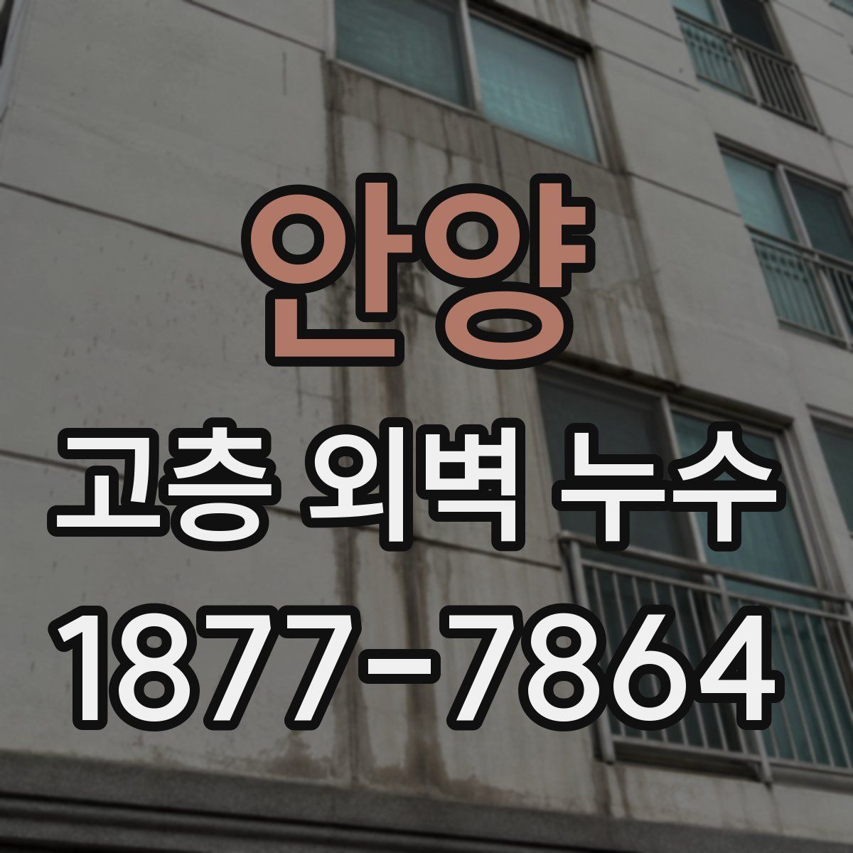 안양 고층 외벽 누수