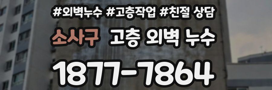 소사구 고층 외벽 누수