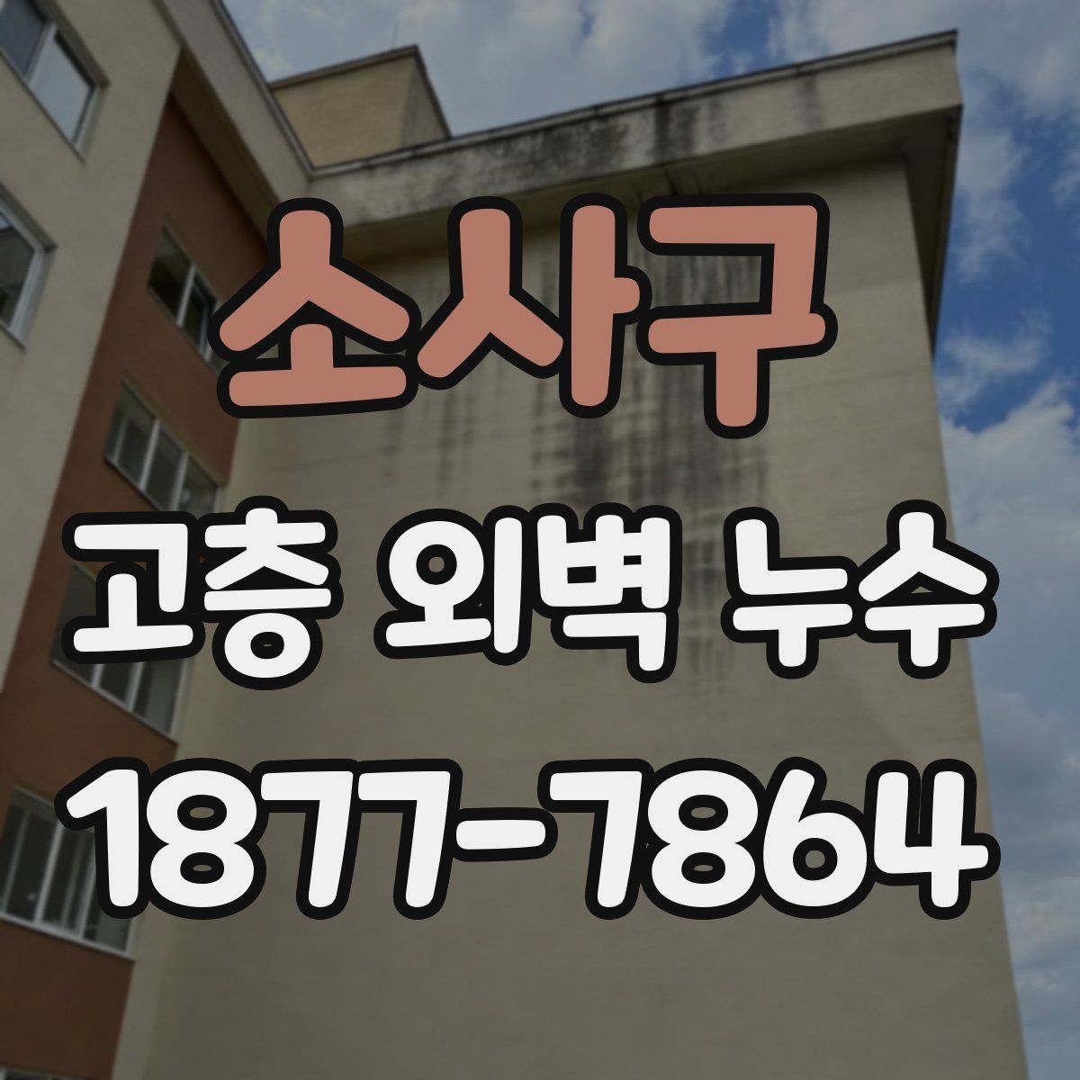 소사구 고층 외벽 누수