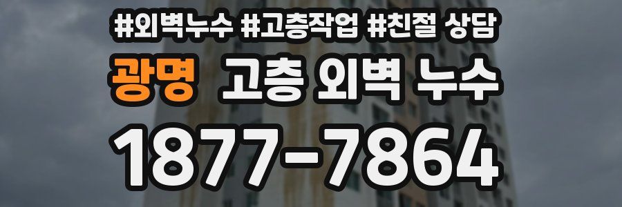 광명 고층 외벽 누수