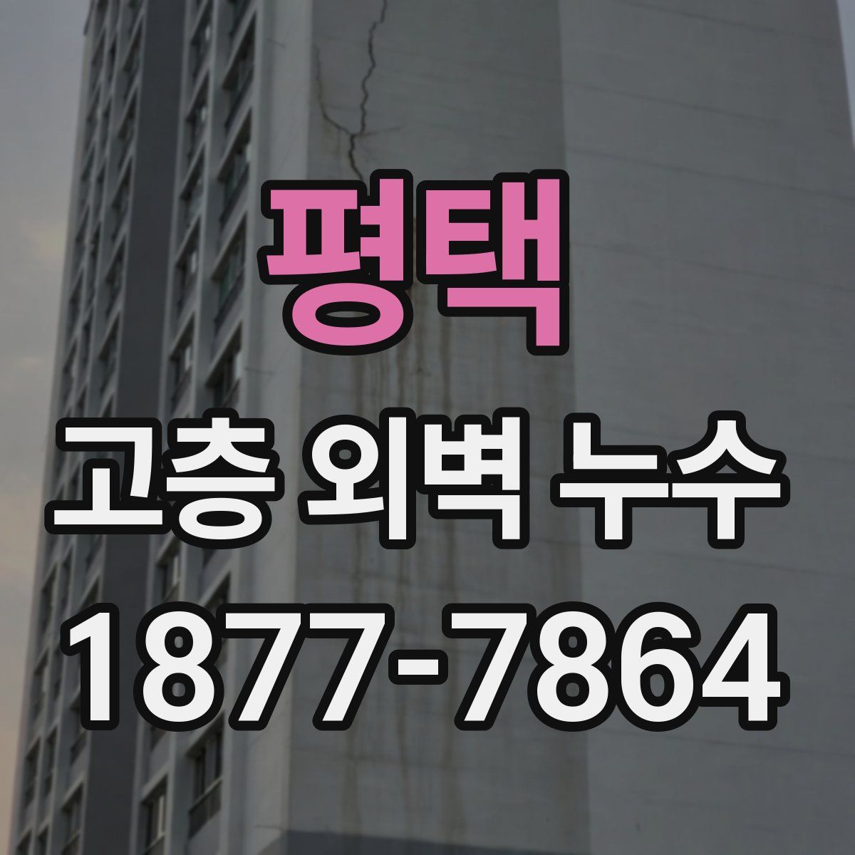 평택 고층 외벽 누수