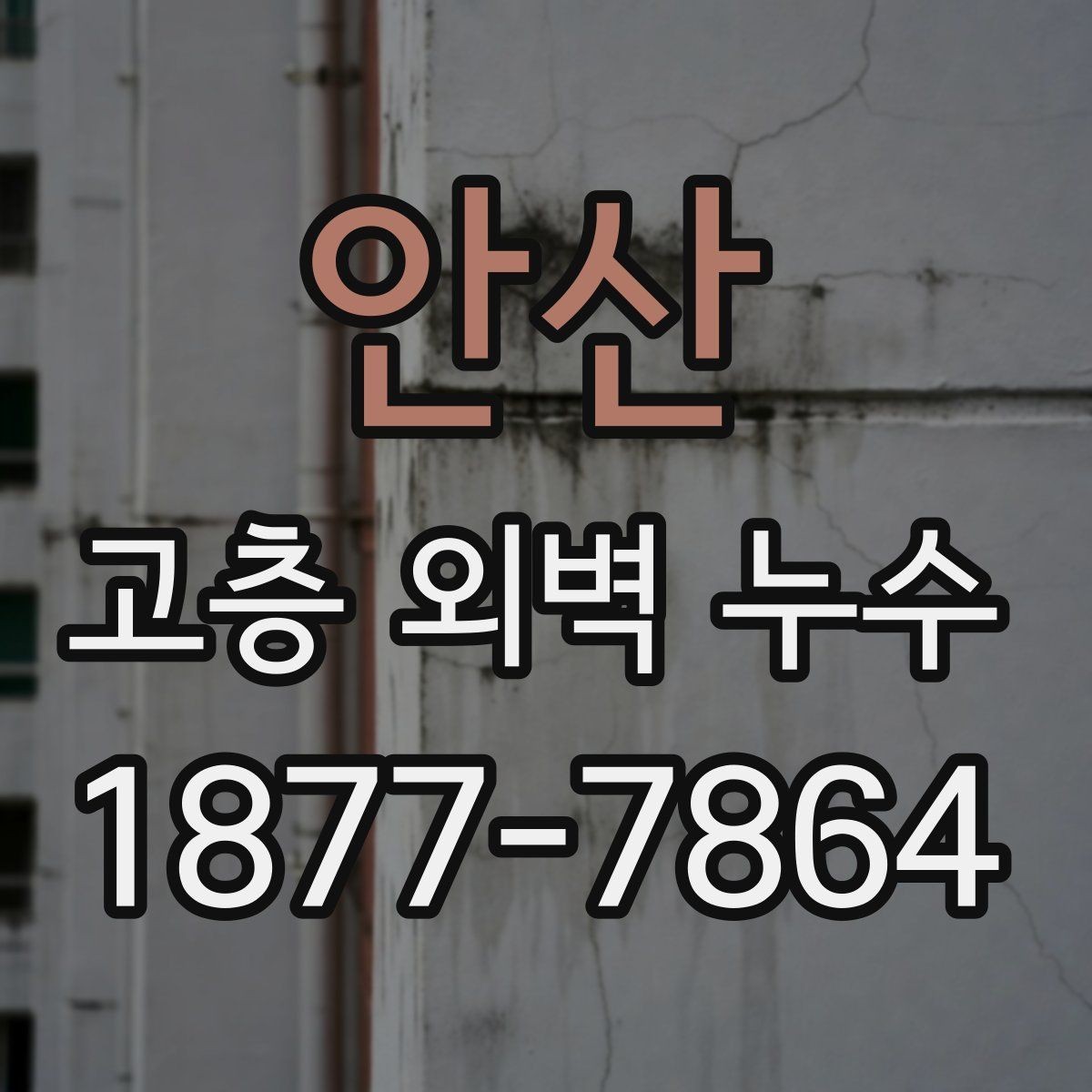 안산 고층 외벽 누수 보수 전 비용 산정 방식 살펴보기