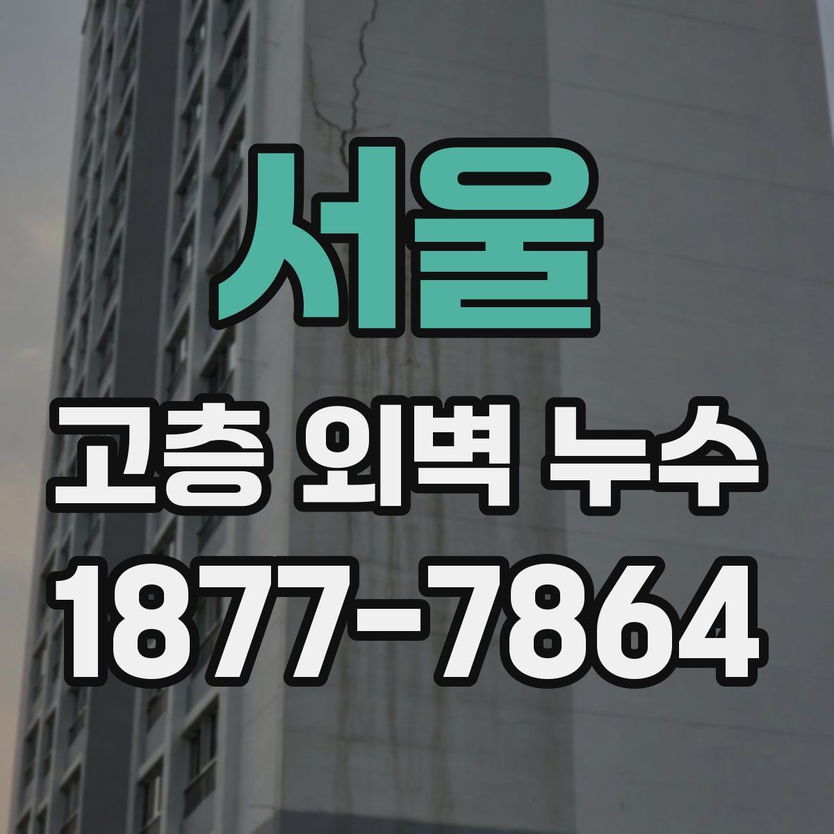 서울 고층 외벽 누수