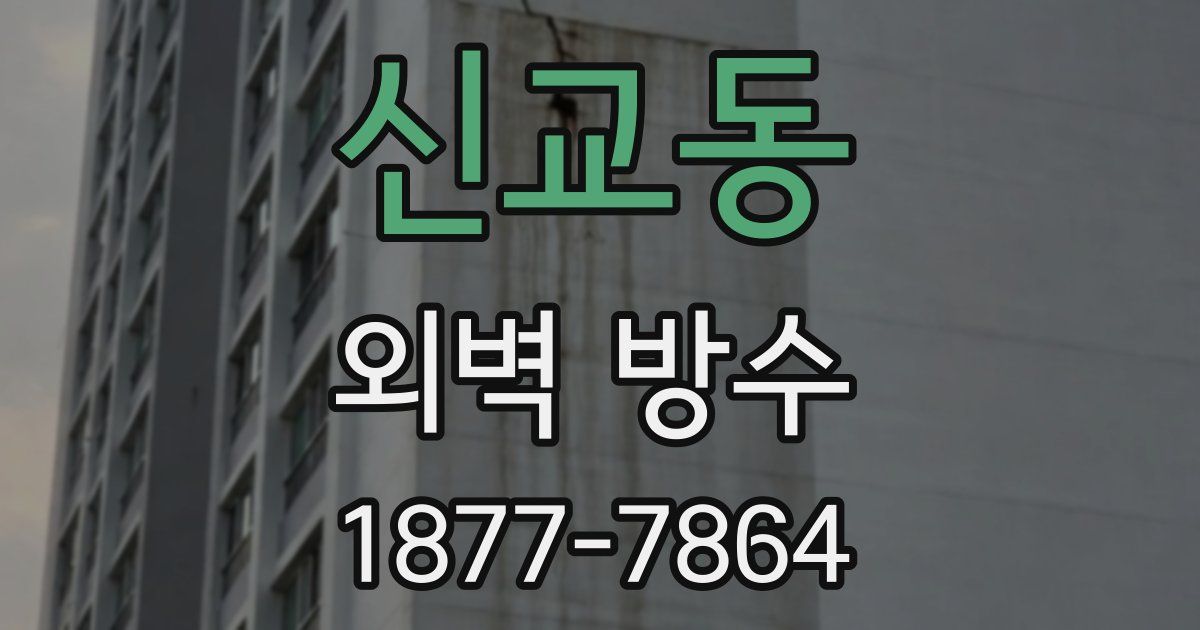 신교동 외벽 방수