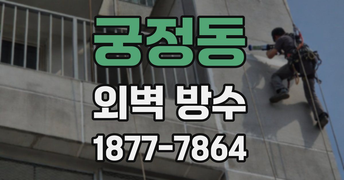 궁정동 외벽 방수
