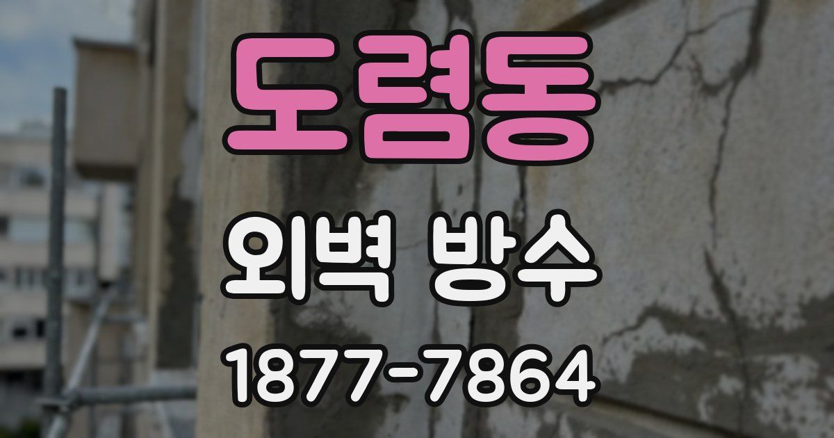 도렴동 외벽 방수
