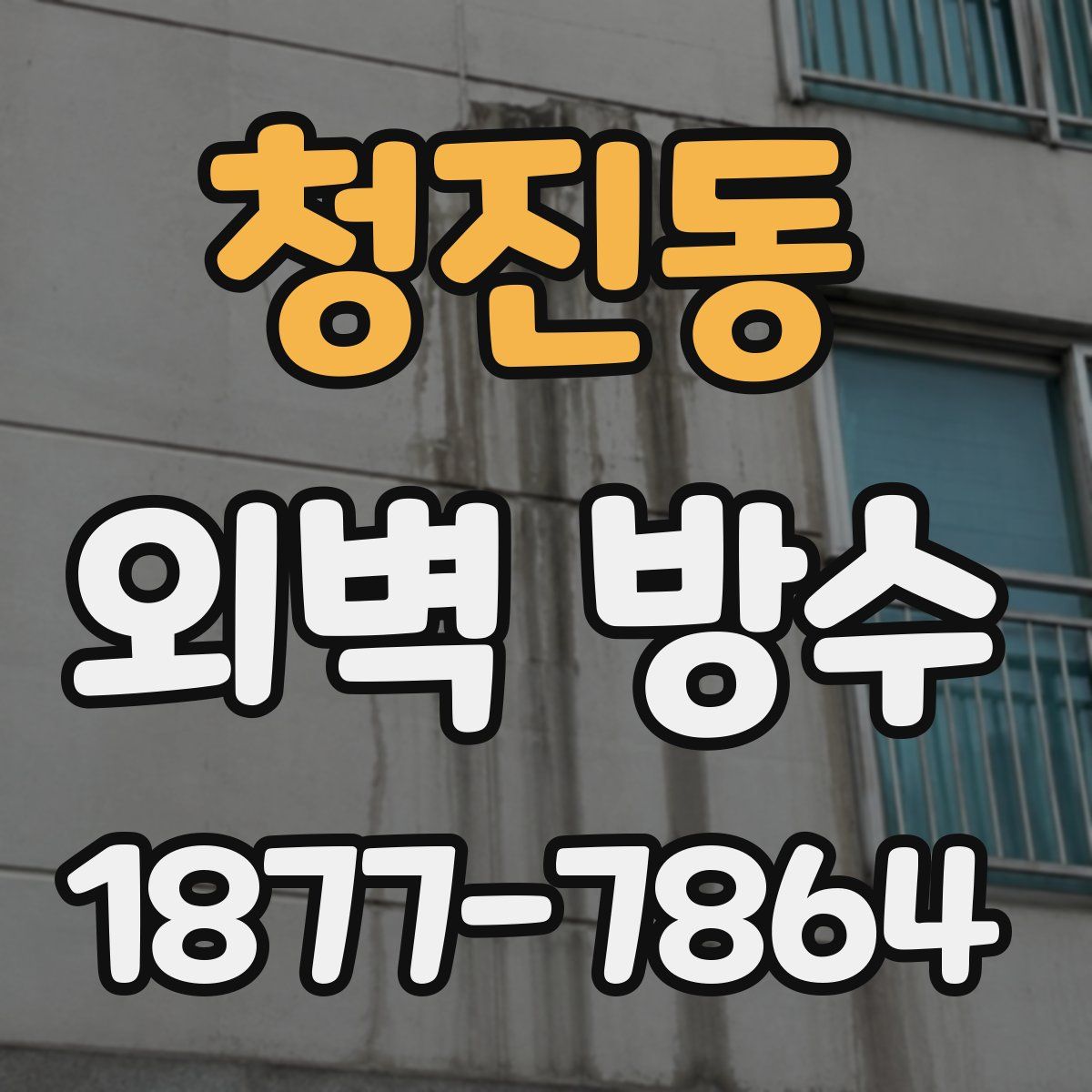 청진동 외벽 방수