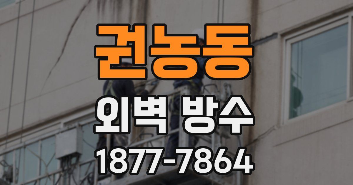 권농동 외벽 방수