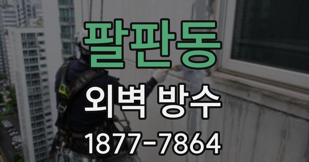 팔판동 외벽 방수