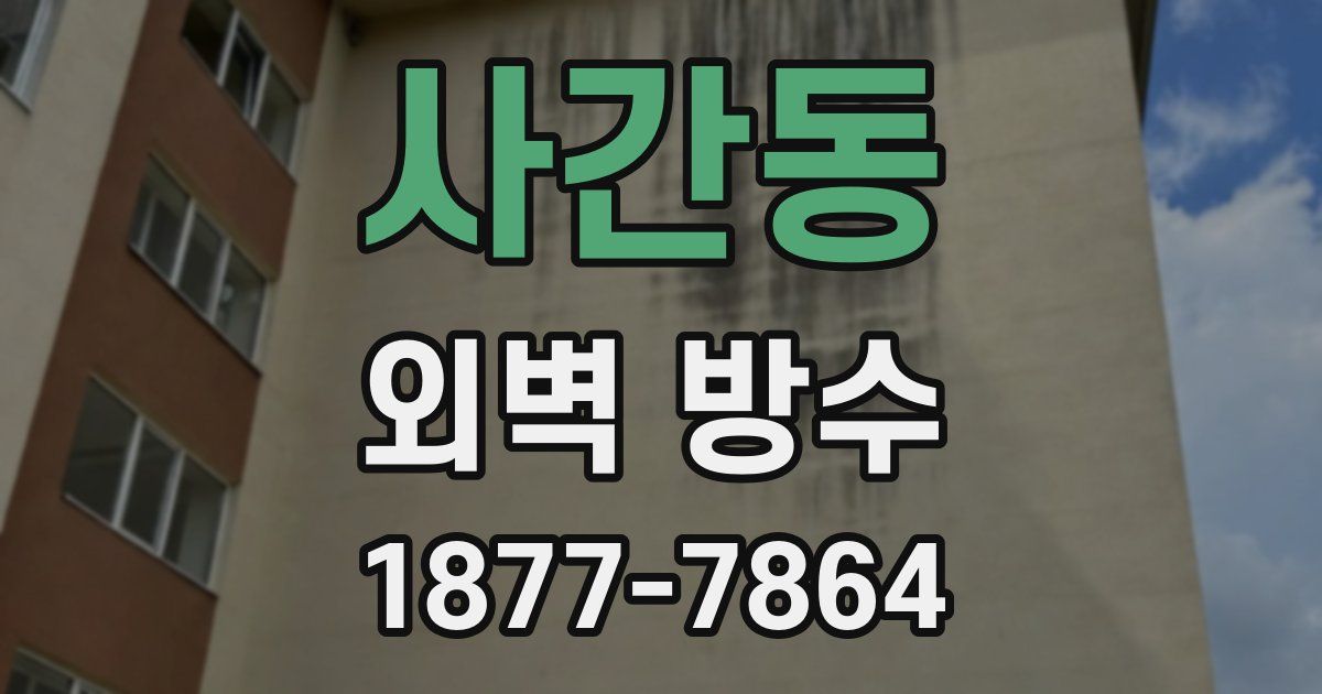 사간동 외벽 방수