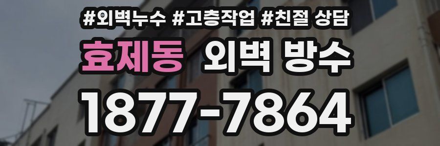 효제동 외벽 방수