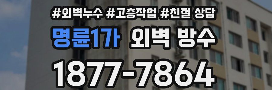 명륜1가 외벽 방수