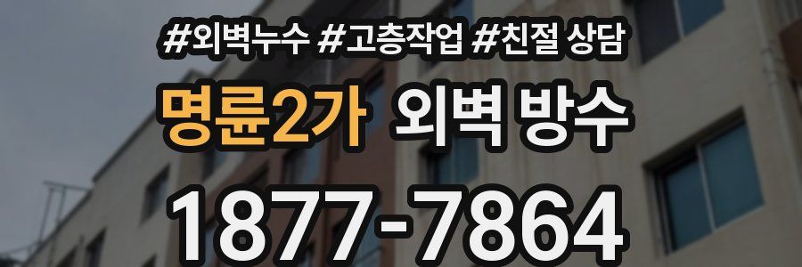 명륜2가 외벽 방수