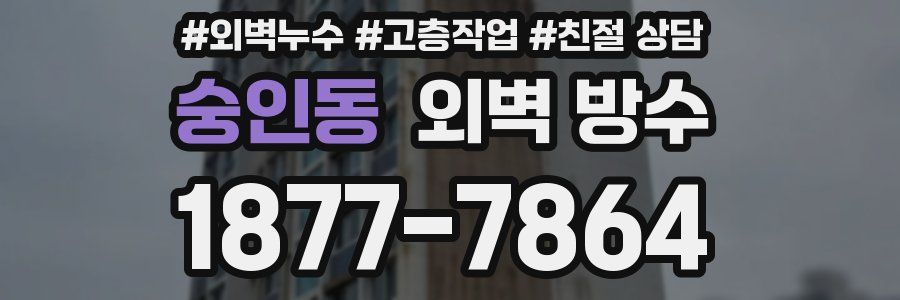 숭인동 외벽 방수