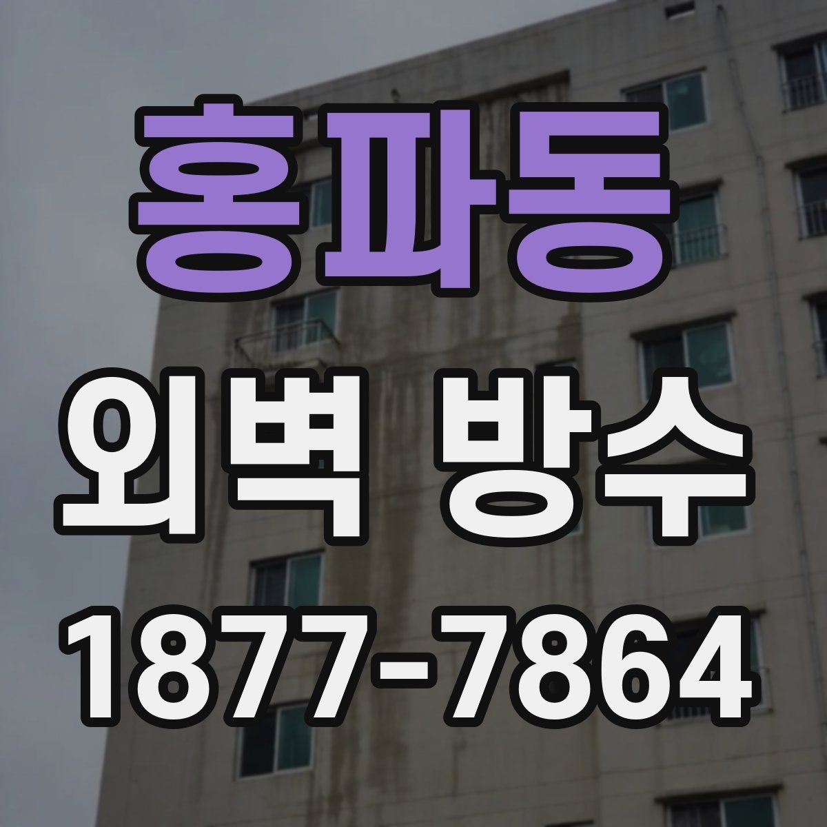 홍파동 외벽 방수 공법별 적용 대상과 특징