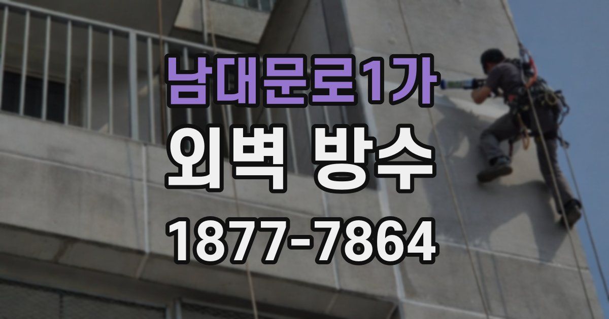 남대문로1가 외벽 방수