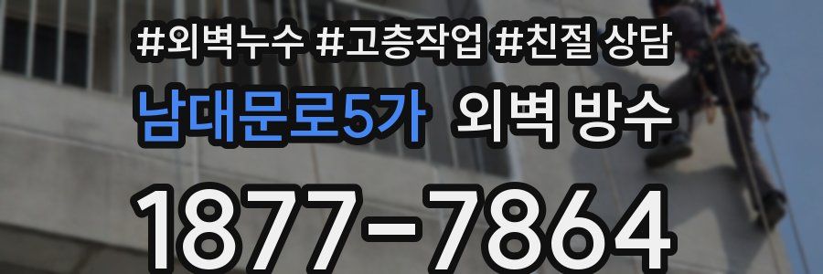 남대문로5가 외벽 방수