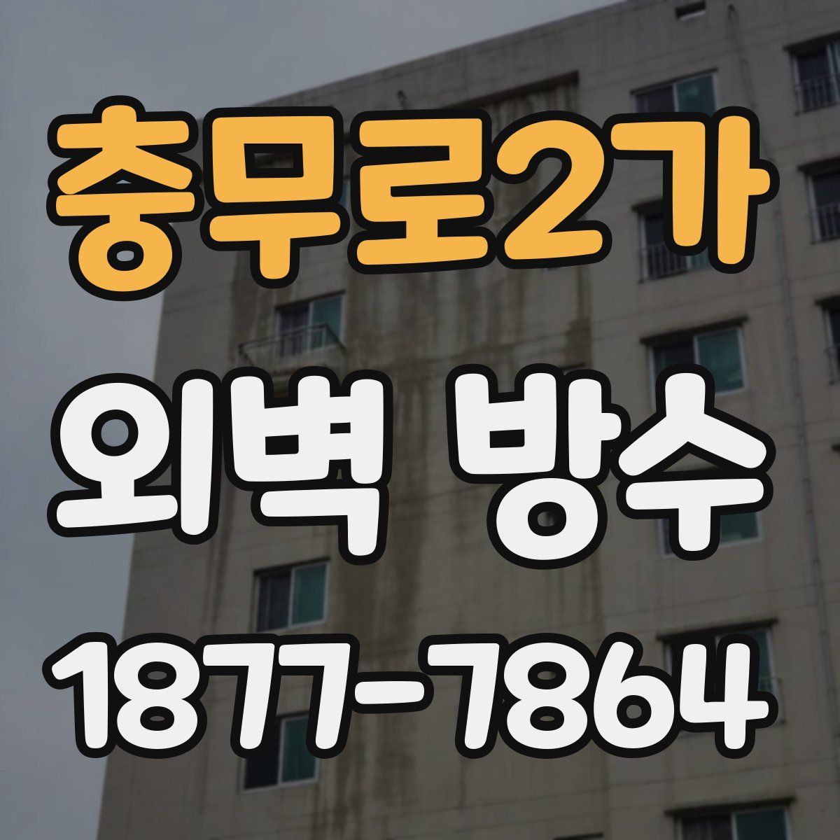충무로2가 외벽 방수