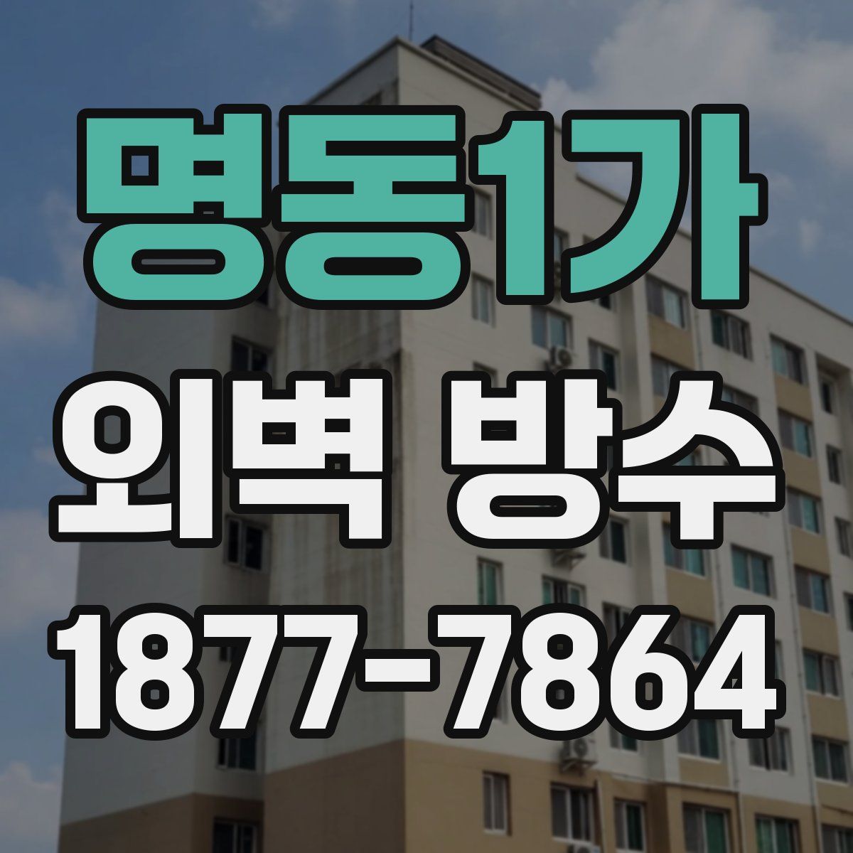 명동1가 외벽 방수