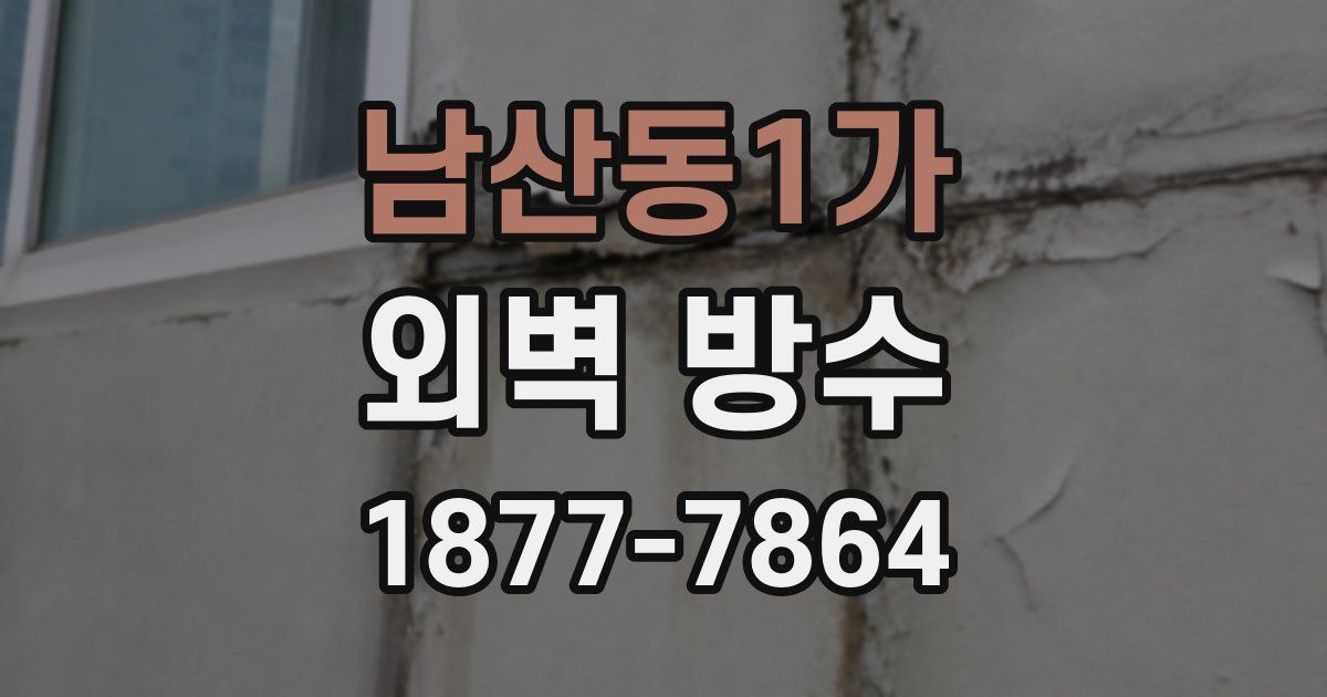 남산동1가 외벽 방수