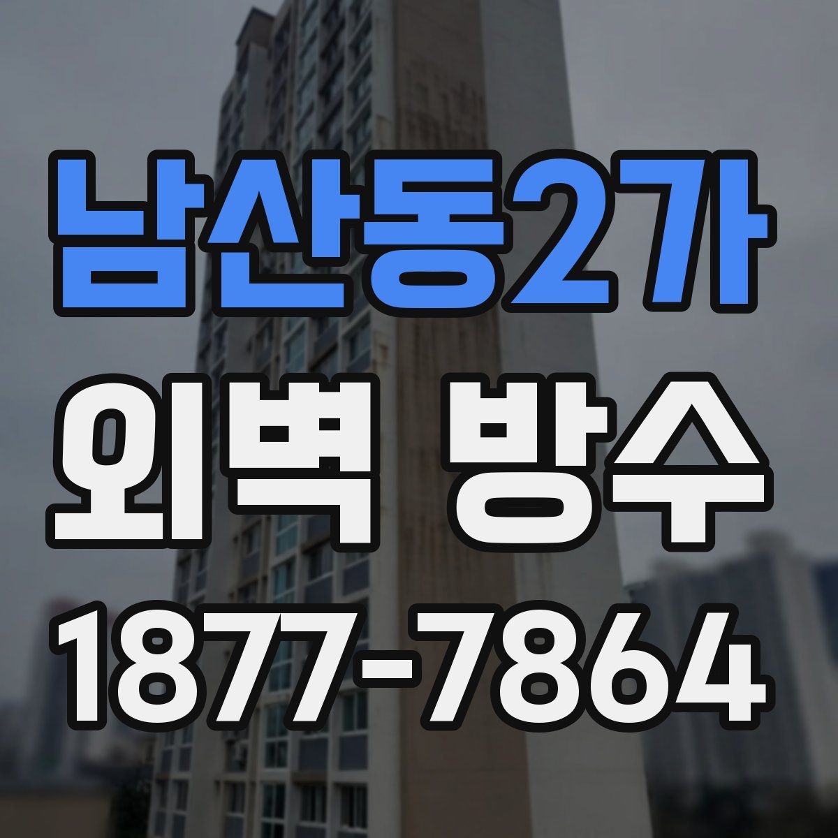 남산동2가 외벽 방수