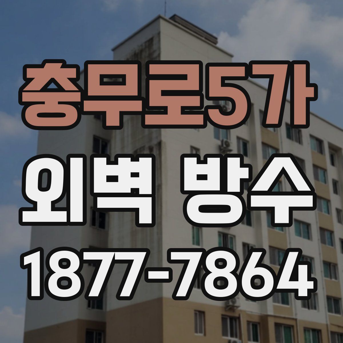 충무로5가 외벽 방수