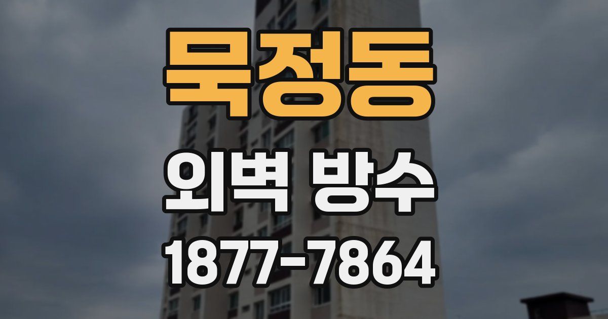 묵정동 외벽 방수